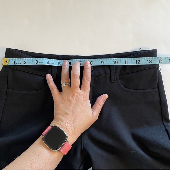 Funktional Black Atomic Leather Panel Skinny Pants Size 2 - Picture 4 of 8